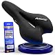 ALPENSATTEL® Ergonomischer Fahrradsattel Sport PRO [3D Memory Foam] – Fahrrad Sattel für Damen & Herren – Atmungsaktives Material für ideale Druckverteilung – Universelle Sattelhaltung für jedes Rad