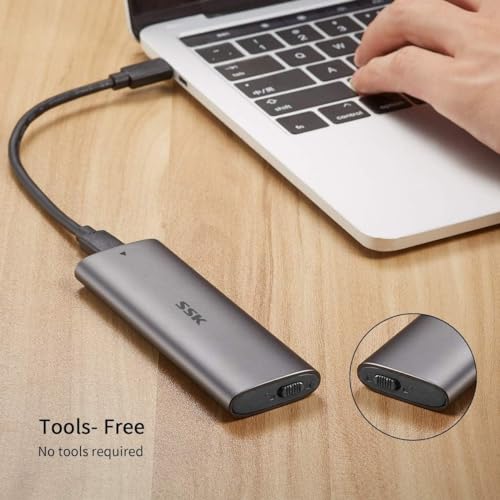 Kit con adaptadores para SSD M.2 NVME SATA USB 3.2 Gen 2 miniatura 5