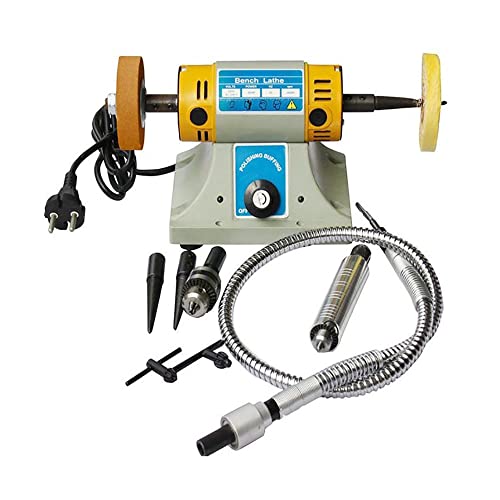 Mini tour de banc polisseuse pour bijoux et machine de meulage domestique 350 W - 2