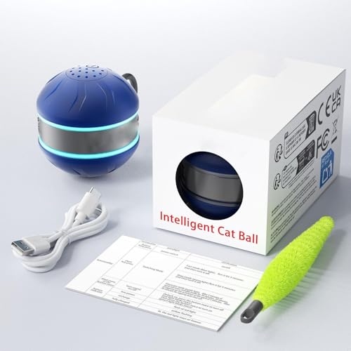 Jouet automatique pour chat intelligent rechargeable Type-C avec queue amovible - 4