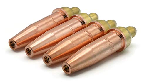 Flame Tech Scorpion Tip Propane Natural Gas Victor Style Cutting Torch Tip Kit - Sizes 0-3