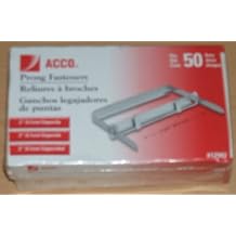 ACCO Prong Fasteners #12992 2 boxes of World Brand -- 50 cont.