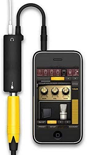 Homava Audio Interface AMP for iPod Touch, iPhone, Guitar Connector Multimedia Audio Interface, 7 X 2 X 2 cm, Black 4