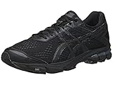 ASICS Men's GT 1000 4 Running Shoe, Black/Onyx/Black, 12.5 M US