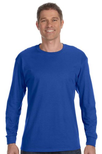 Image of Hanes Mens 6.1 oz. Tagless ComfortSoft Long-Sleeve T-Shirt (5586)