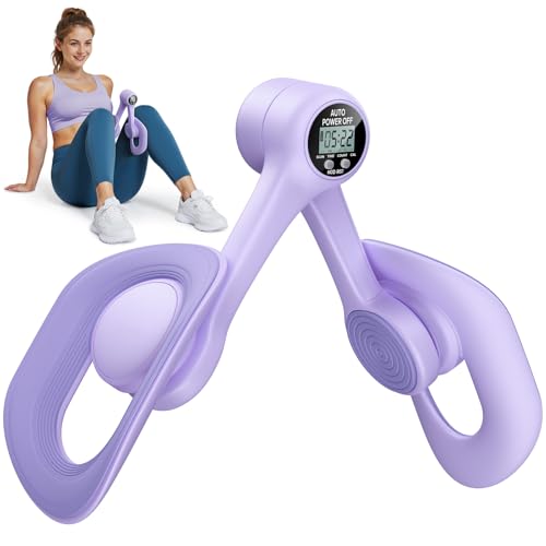 MERACH Thigh Master, Thigh Trainer, Beckenboden Muskeltrainer, Innere Oberschenkel Übung Workout Equipment für Zuhause, Beckenboden Stärkungsgerät Damen