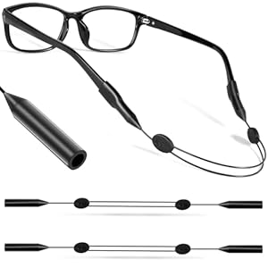 Correa ajustable para lentes, correa antideslizante para gafas de sol para deportes, correas de gafas de sol sin cola para hombres, mujeres y niños, soportes para anteojos alrededor del cuello,