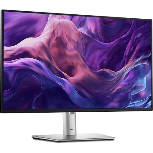 Image of Dell PRO 24 Plus P2425H 24 inch FHD IPS Monitor 2 Pack | 4-Way Adjustability Tilt /Swivel /Pivot /Height, Anti-Glare, Flicker Free, 250 nits, VESA Mount, Displayport, HDMI, Black /Silver