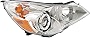 Evan-Fischer Headlight Assembly Compatible with 2010-2012 Subaru Legacy Outback Halogen Passenger Side