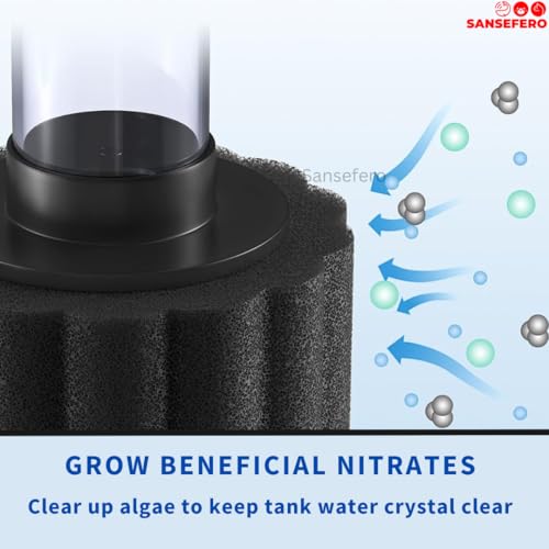Image of Premier Plants Ly-2833 Biochemical Sponge Filter for Breeding Nano Fish Tank Aquarium Sponge with 3 Meter Air Tube and Ultra Silent Air Pump