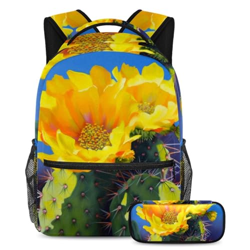 Sac à dos avec trousse à crayons multicolore pour garçons et filles
