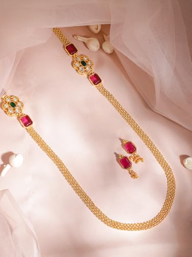 Image of Rubans Necklace Set Stylish Jewellery Gift for Women & Girls