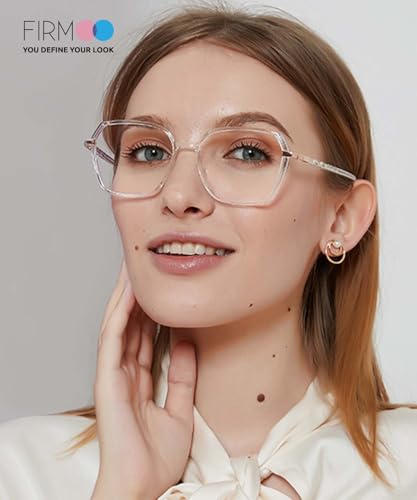 Image of Firmoo Oversized Blue Light Blocking Glasses for Women /Men, Anti UV Ray Computer Gaming Glasses
