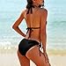 Custom Swimsuit Personalized Bikini Sets Womens Bathing Suits Add Photo Text Swimwear Two Piece All Black M