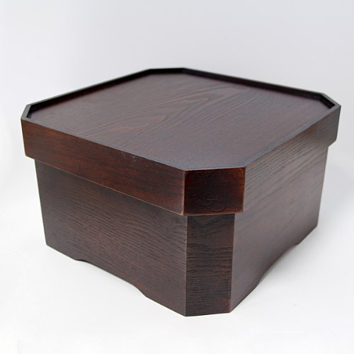 Amazon｜箱膳 隅切 お膳 漆塗り 木製 漆器 茶櫃｜仏膳・仏椀  