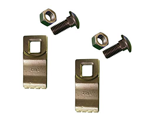 2 - Square Hole Replacement Carbide Auger Teeth w/Hardware - L13-G558