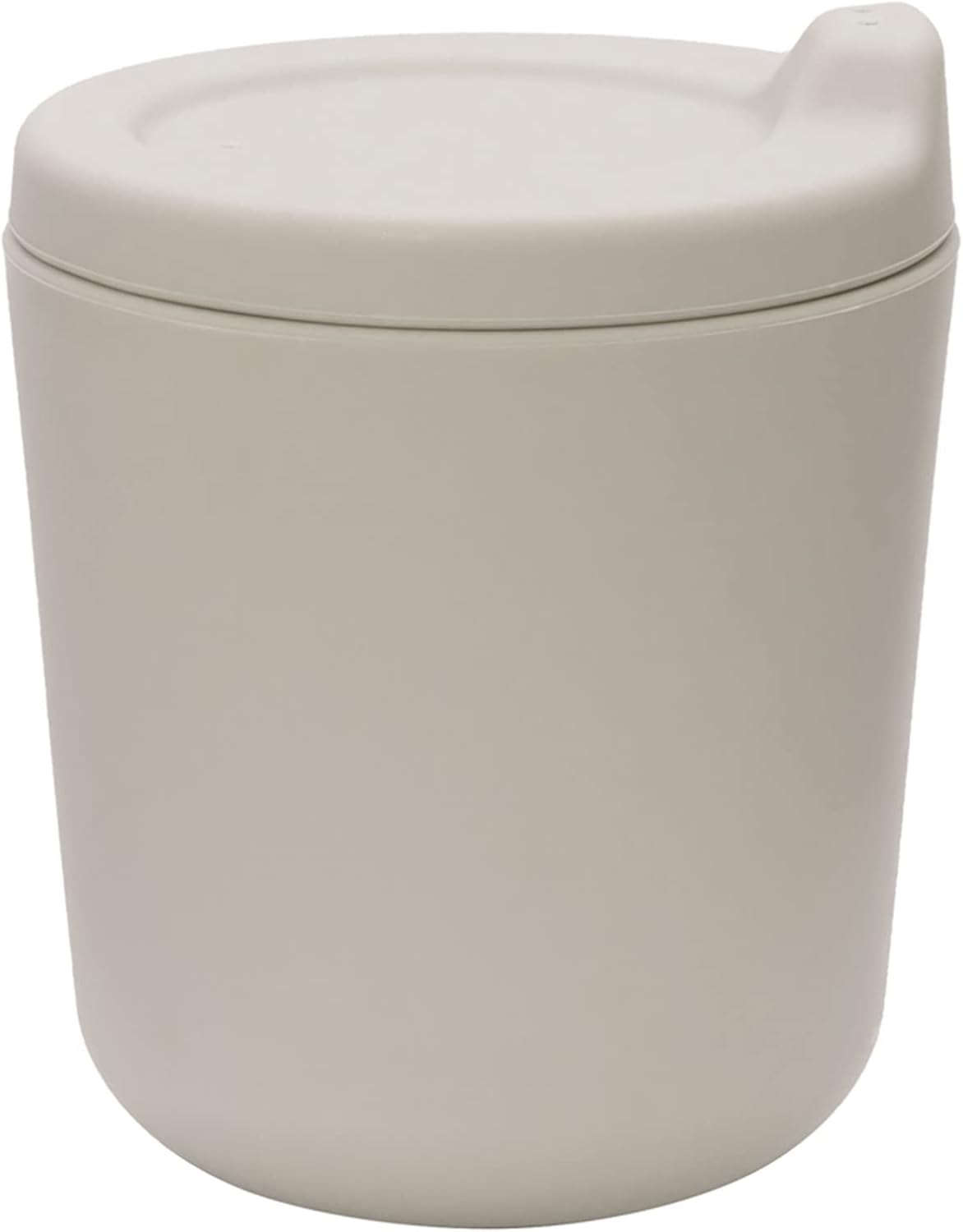 INLIMA Drinking Glasses Silicone Material Drinking Cups Sucking Cups Leak Proof Soft Silicone Birthday Gifts (Color : 13 light grey)