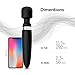 Wand Master LUX - Waterproof Cordless Personal Massager - Rechargeable - Premium Handheld Body Wand with Magic Powerful Therapeutic Vibrations - Stress Away Sport Recovery