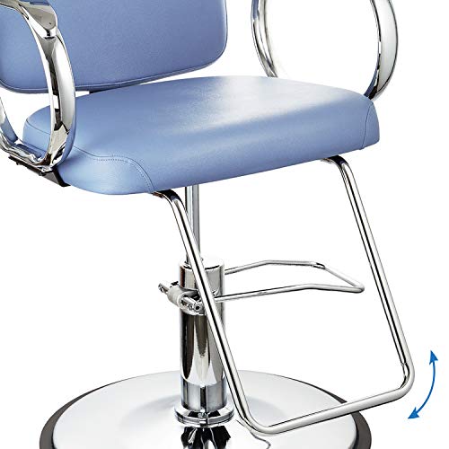 JMU Dental Patient Exam and X-Ray Chair, Professional Heavy Duty Adjustable Pneumatic Pump Medical Examination, Atlantis Blue - Thumbnail 6