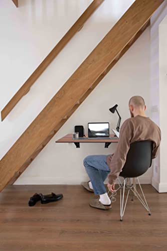 LINGAZ Engineered Wood Wall Mounted Table/Multi-Purpose Table/Laptop Table/Study Table/Computer Table/Office Table/Foldable Table/Writing Desk/Work... - Image 6