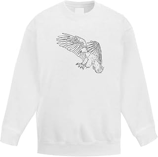 Azeeda 'Bald Eagle' Kid's Sweatshirt/Jumper (12-13 Years) (KW00055217)