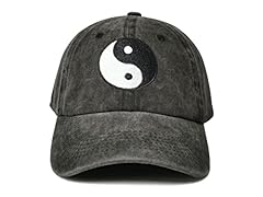 Yin Yang Symbol (Washed Black)