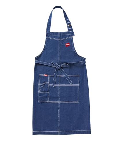 Hanes(ヘインズ) ウォッシュドデニムソムリエエプロン (ユニセックス) 60334807-29 ネイビー 幅101×着丈61cm