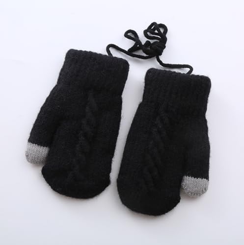 Guantes de punto para niños cálidos que evitan descuidos 2