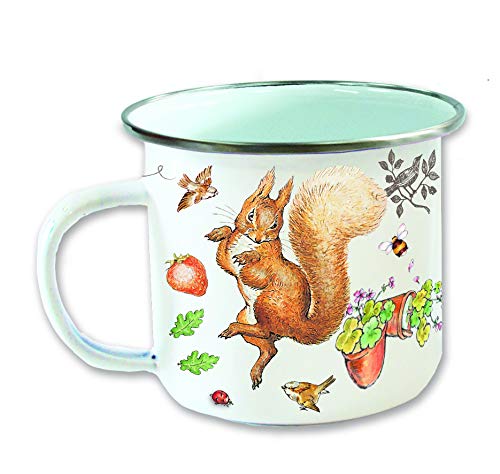 Pumpkin Tree Peter Rabbit Enamel Mug, ys/m, White