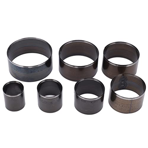 Generic Juego de Cortadores Perforadores de Cuero Redondos Herramienta Incisiva Resistente de Alta Dureza para Manualidades 7 Piezas Punzones de Cuero para Hacer Billeteras con Cinturones de