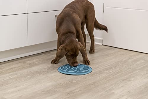 Trixie Slow Feeding Anti Schling Matte, TPE, Ø 28 cm, Blau - 25037
