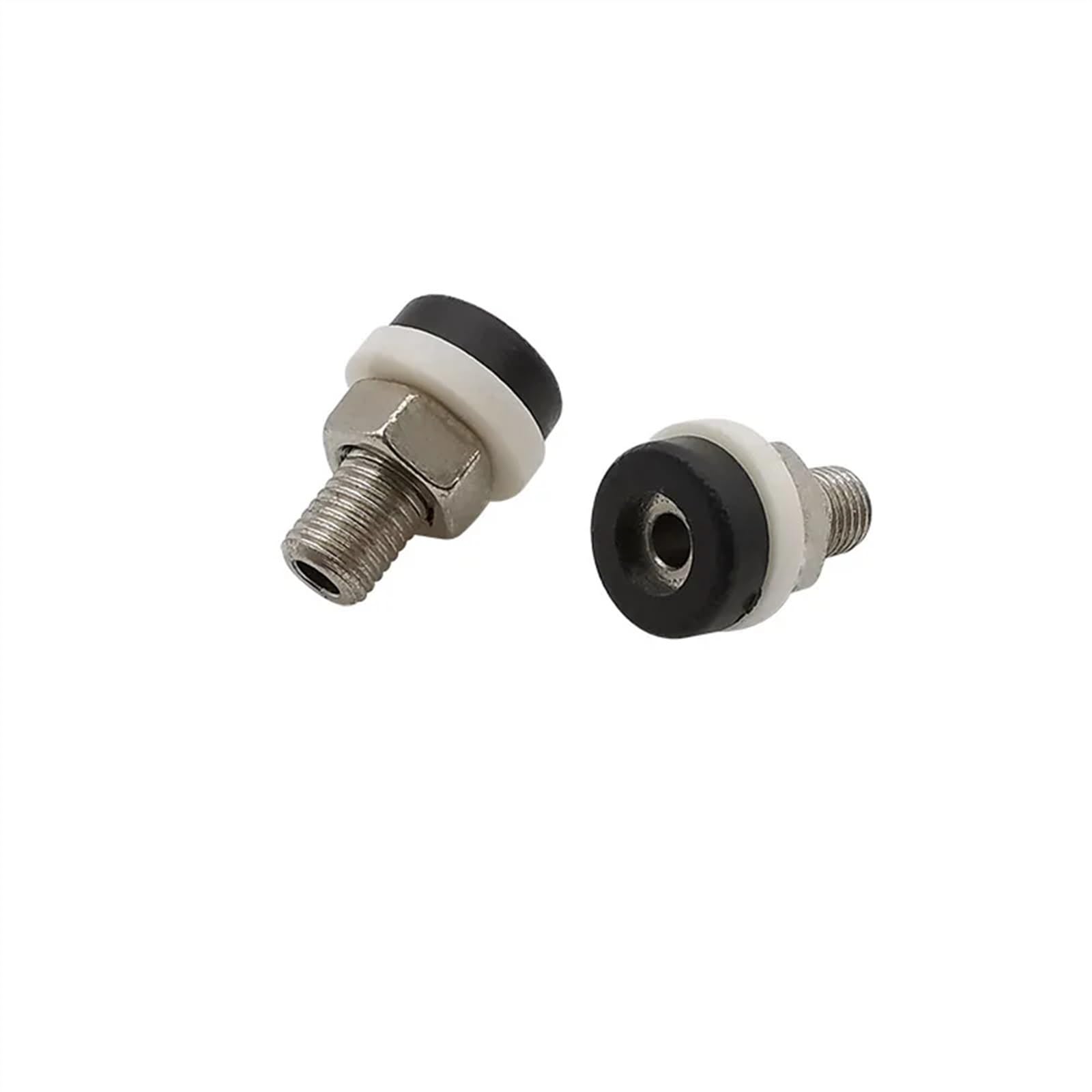 Lot de 5 connecteurs femelles de 2 mm pour bornes de test banane Noir
