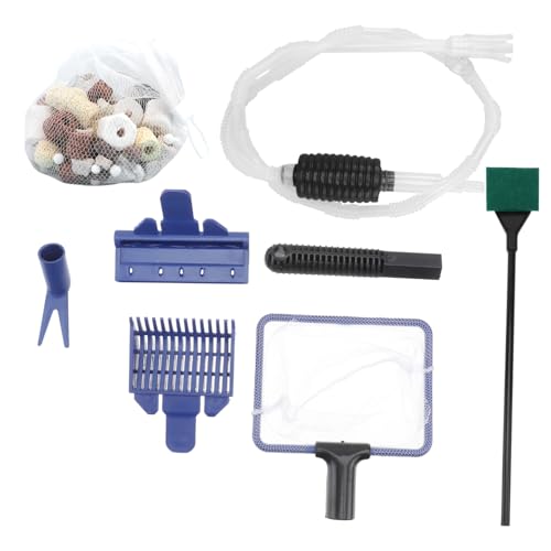 iplusmile 1セット 水槽の水交換セット キット 水槽フィルター 魚 スポンジ 水槽スキマー 緑 ペット 水族館ツール 水槽の水換え プロの水槽ツール 池の砂洗い道具 砂利ツール プラスチック
