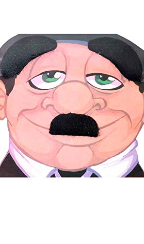 FIESTA Y CARNAVAL, SL Acessório de disfarce bigode e sobrancelhas Chaplin Eco para carnaval e festas temáticas, unissexo, todas as idades