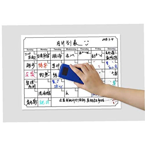Droog wissen maandelijkse kalender set magnetische kalenders voor koelkast wit bord wekelijkse keuken koelkast planner - Image 6