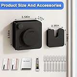 UpChoNice Retractable Clothesline Indoor & Outdoor, 4.8 m Non-Sagging Stainless Steel Laundry Line with Wall Mounted Heavy Duty Design, Space-Saving Drying Rack for Bathroom, Balcony(Square Black) - Image 6