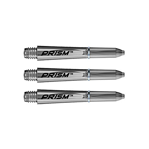 Winmau Prism 1.0 Black Tint Ex Short Polycarbonate Dart Stems - 1 Set per Pack (3 shafts in Total)