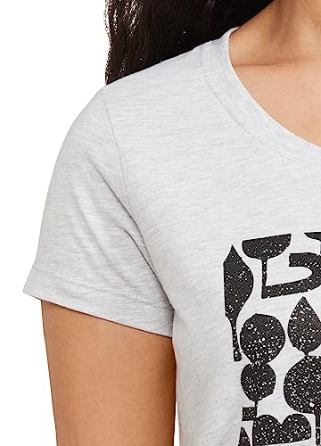Image of Max Women's Cotton Graphic Print Round Neck Regular Fit T-Shirt