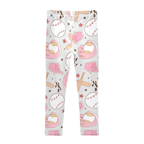 Soft Girl Girlie Sport Girls Leggings,Workout Leggings for Girls Toddler Athletic Leggings Size for 3-10T2