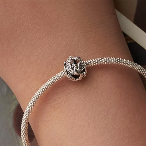 Animal Charms for Bracelets 925 Sterling Silver Jewelry Paw Print Elephant Ocean Beads Butterfly Peacock Snake Happy Birthday Charm Bracelet for Women3