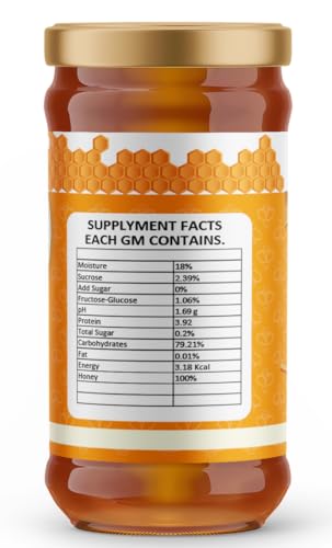 Image of Indu Foods Manuka Honey, 100% Virgin Raw and Natural, Rich in Antioxidants, Premium Health-Boosting Sweetener