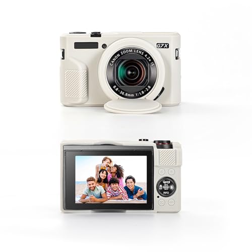 Funda protectora de silicona para cámara Canon PowerShot G7 X Mark II miniatura 6