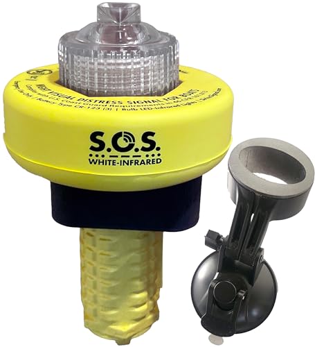 Sirius Signal C-1004 SOS LED Distress Signal - White & Infrared, USCG Approved, Includes Display...