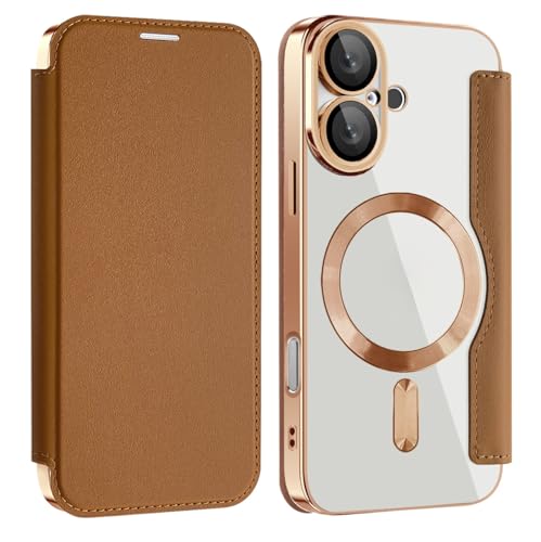 iPhone 16 6.1C`pEHbgP[XAv~AtbvPUU[Jo[A3̃J[hXbgRFIDubLOA}OlbgNAobNőϏՌی(Brown)