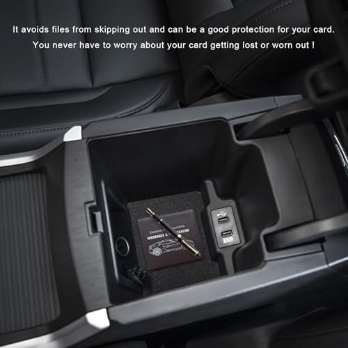 2PCS Car Registration Insurance Holder, Vehicle Glove Box Car Organizer with Magic Tape Closure, Driver License Keeper for Cars, Car Accessories (Big Car, Brown4