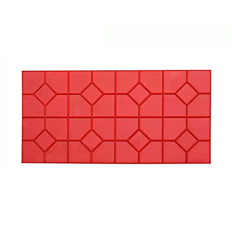 Moldes Resistentes de Poliuretano para texturizar hormigón, tapetes Decorativos para Estampar hormigón con Efecto Piedra y baldosas, Herramienta para texturizar Cemento (D) (F)
