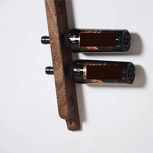 Soporte para botellas de vino de madera maciza 90 cm miniatura 4