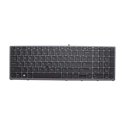 Clavier rétro-éclairé pour HP Zbook 15 G4 17 G3 US 848311-001 PK131C31A00 neuf