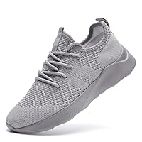 VGPSFN Scarpe Sportive da Uomo Sneakers Scarpe Casual Scarpe da Tennis Scarpe da Corsa Antiscivolo Comode Leggere Grigio 44