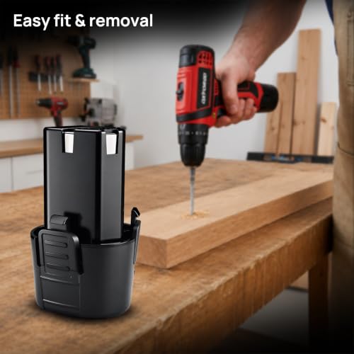 Image of Tomahawk TBA-1500 12V 1.5Ah Lithium-Ion Rechargeable Battery for Cordless Power Tools | Spare Battery for 12V Drill, Screwdriver & Power Tools | 3 x 18650 Cells with BMS Protection | 18Wh, 12 Volt